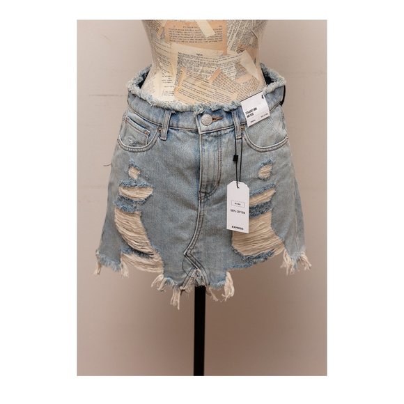 Express Dresses & Skirts - NWT Express Jean Skirt